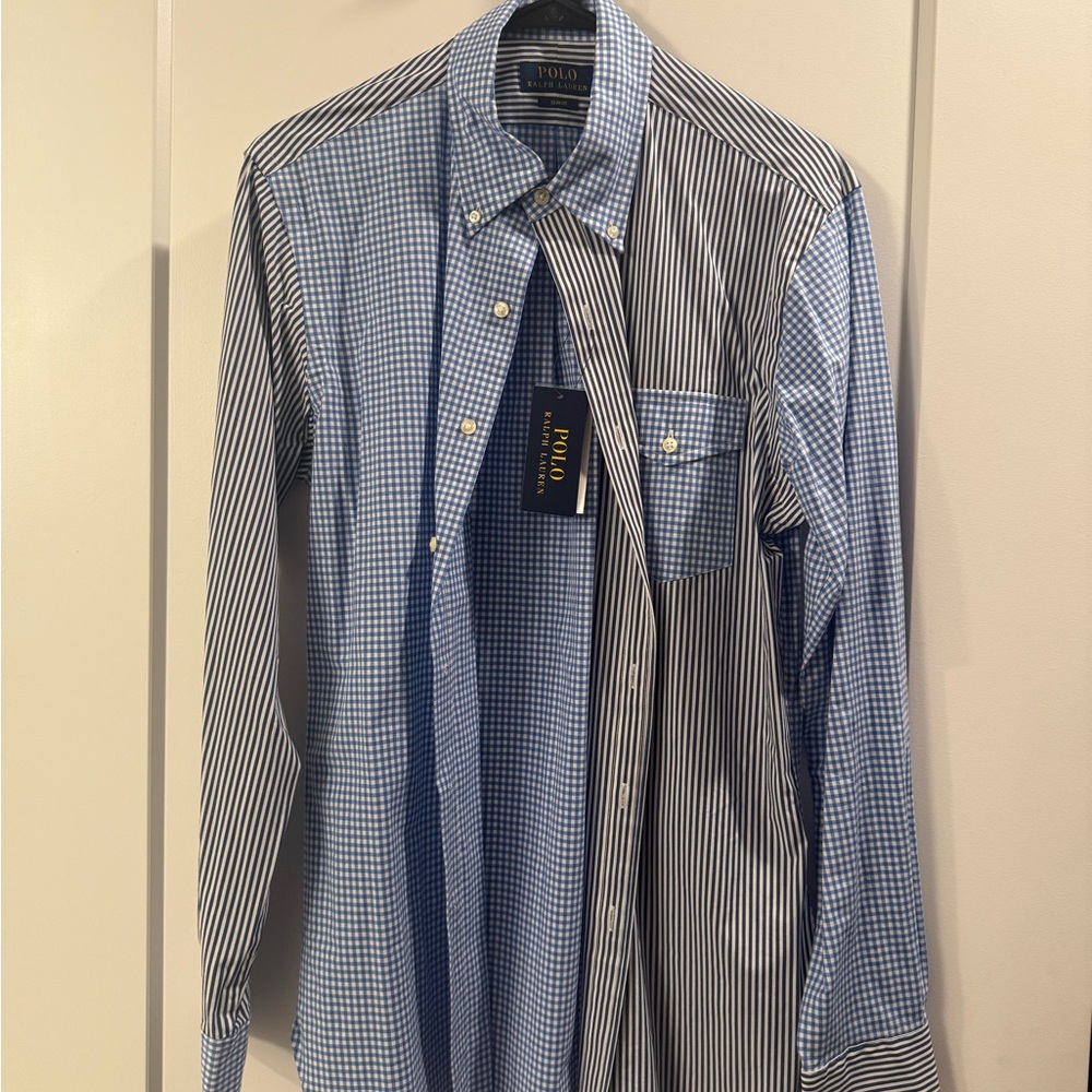 Ralph Lauren Blue Casual Button Down Shirt